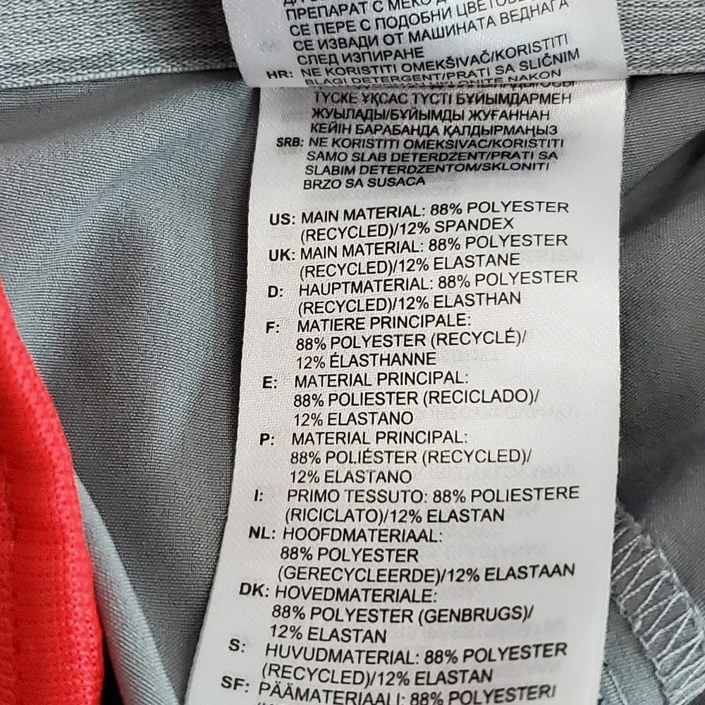 Adidas Men Activewear Pants 34X34 Gray Khakis Logo 32